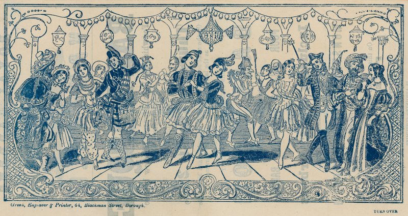 Danza ai Vauxhall Gardens, Londra da English School