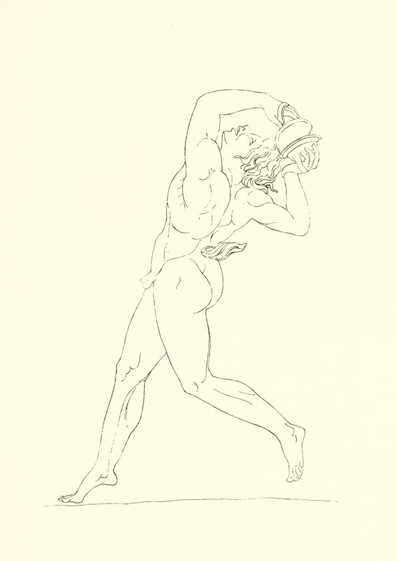 Figura maschile danzante da English School