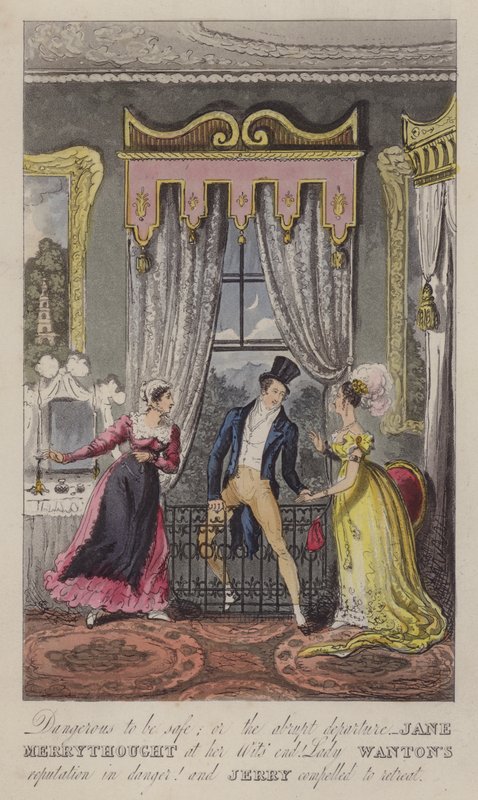 Pericoloso essere al sicuro; o la partenza improvvisa - Jane Merrythought alla fine delle sue risorse. La reputazione di Lady Wanton in pericolo! e Jerry costretto a ritirarsi da English School