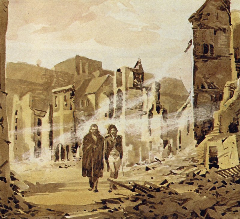 Darwin assistette al grande terremoto che distrusse la città di Concepcion da English School