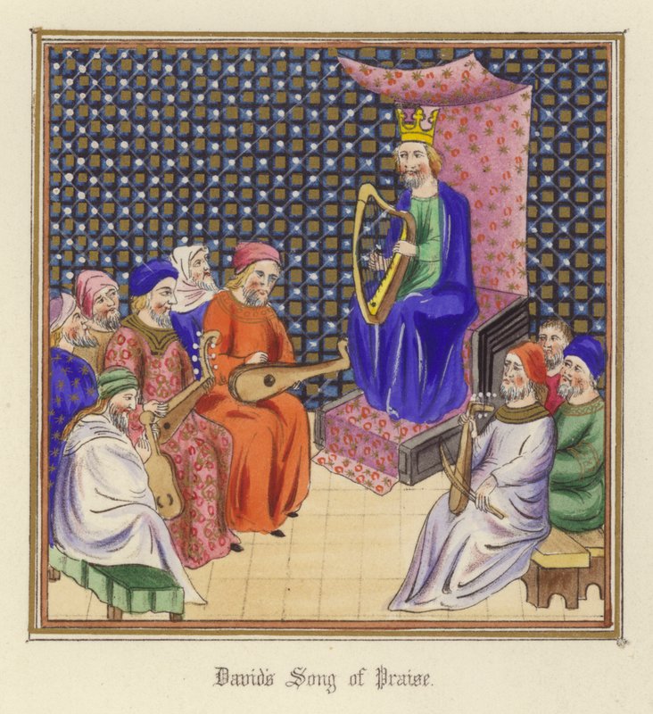 Il canto di lode di Davide da English School