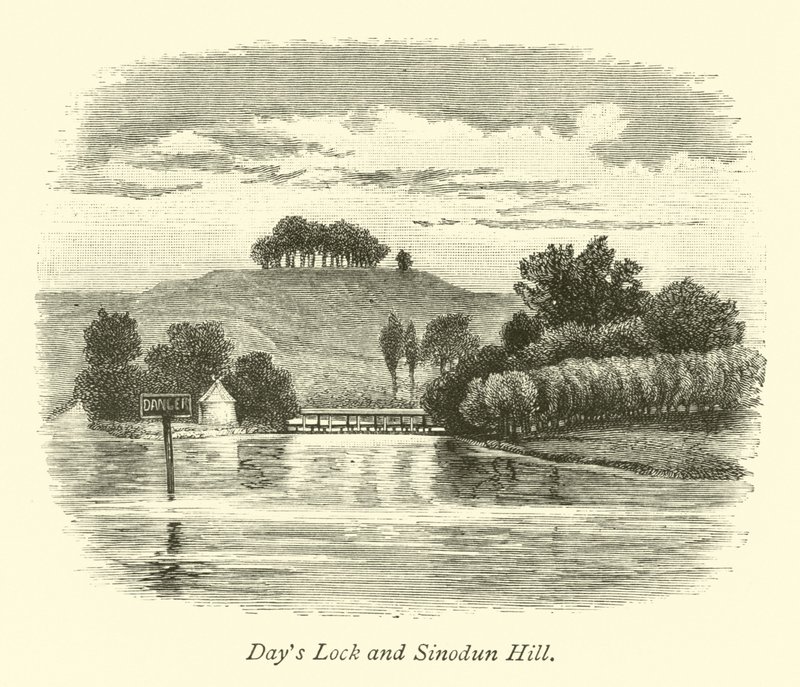 Days Lock e Sinodun Hill da English School