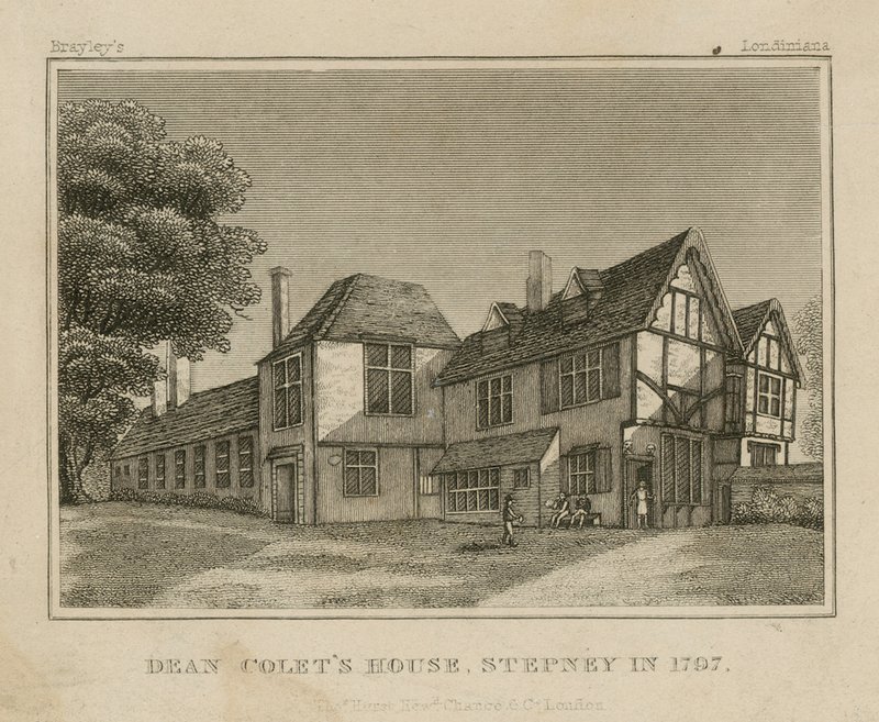 Casa di Dean Colet a Stepney da English School