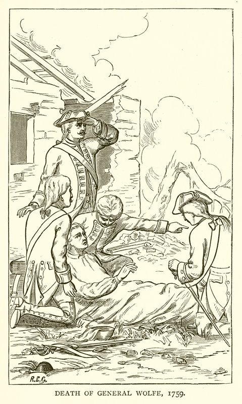 Morte del Generale Wolfe, 1759 da English School