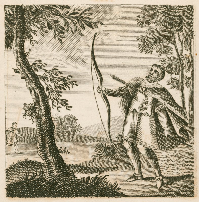Morte del re Guglielmo II durante una caccia nella New Forest, Hampshire da English School
