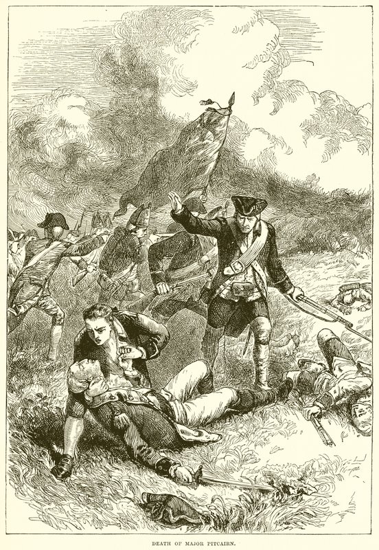 Morte del Maggiore Pitcairn da English School