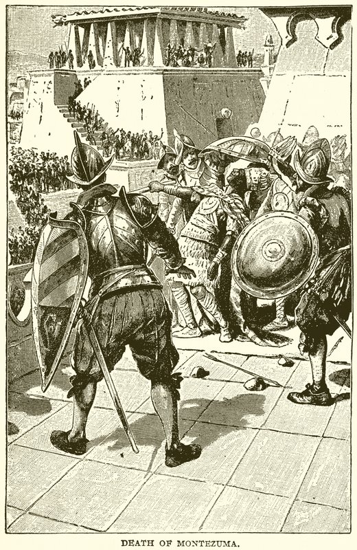 Morte di Montezuma da English School