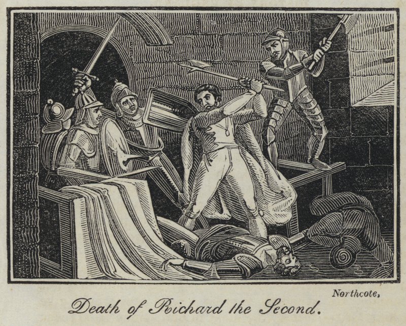 Morte di Riccardo II (incisione) da English School