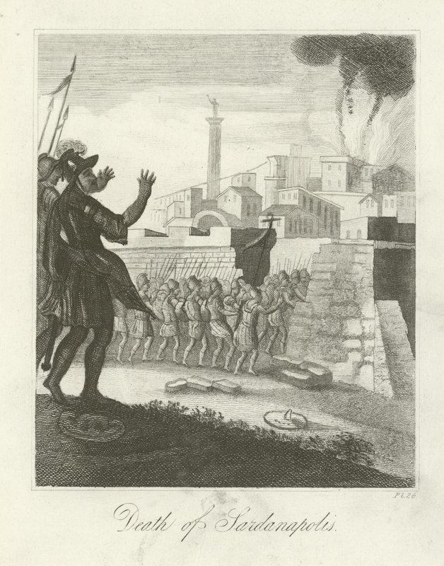 La morte di Sardanapalo da English School