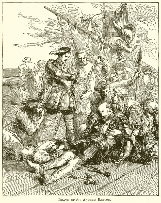 La morte di Sir Andrew Barton da English School