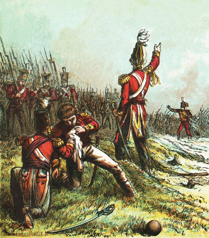 Morte di Sir John Moore da English School