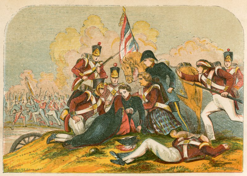 Morte di Sir John Moore a Corunna da English School