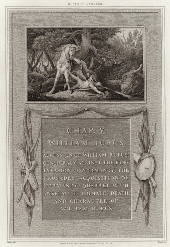 La morte di Guglielmo Rufus da English School