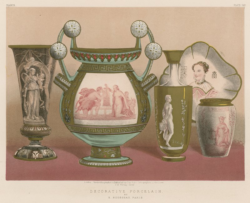 Porcellana decorativa da English School