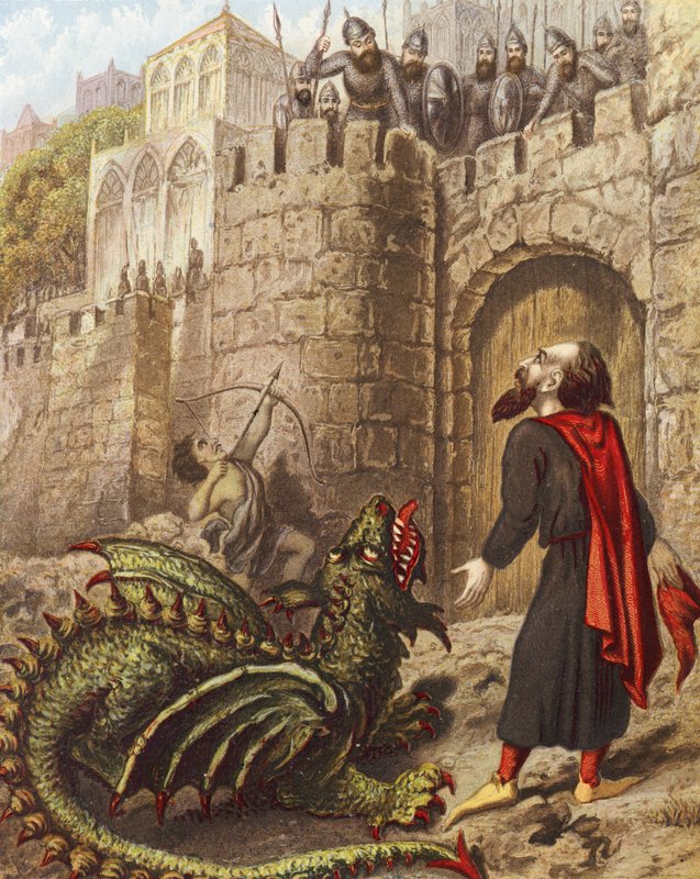 Diabolus, Ill-Pause e Tisiphone davanti ai Cancelli di Mansoul da English School