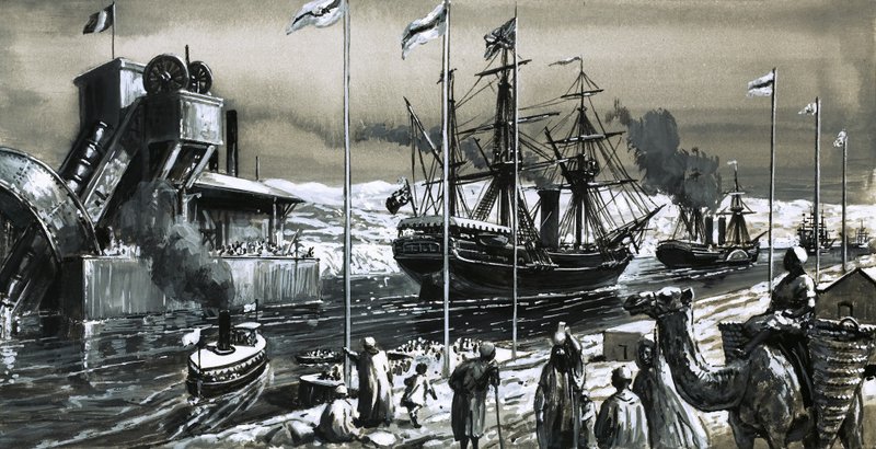 Il grande colpo di Disraeli fu acquistare una quota di controllo nel Canale di Suez da English School