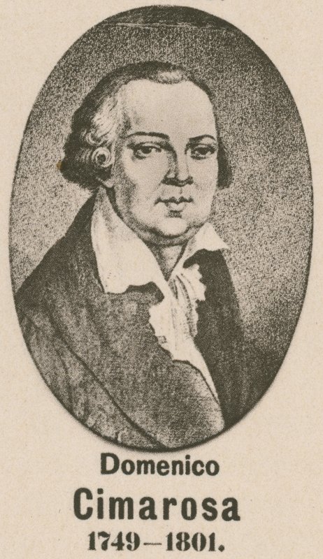 Domenico Cimarosa (incisione) da English School