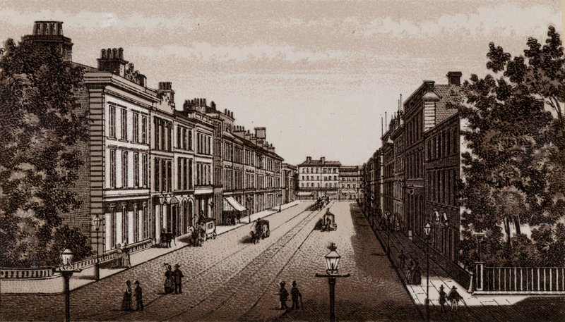 Donegal Place, Belfast 1880 da English School