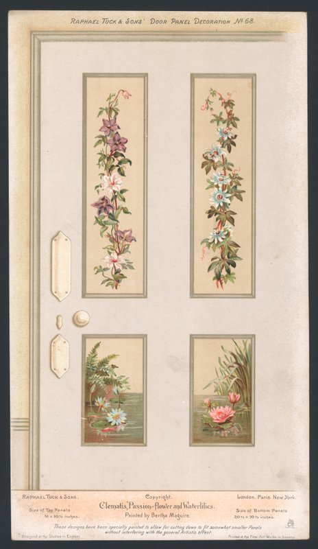 Decorazione del Pannello della Porta da English School