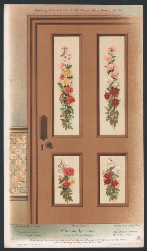 Decorazione del Pannello della Porta da English School