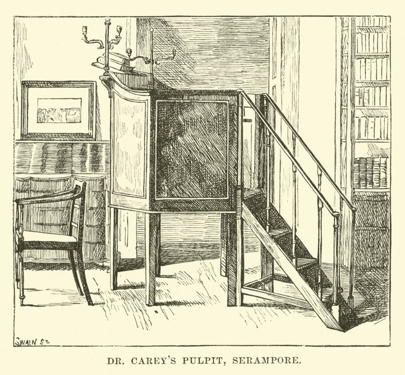 Pulpito del Dr Carey, Serampore da English School