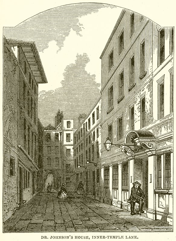 Casa del Dr. Johnson, Inner-Temple Lane da English School