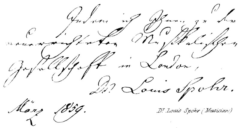 Dr Louis Spohr (Musicista) da English School