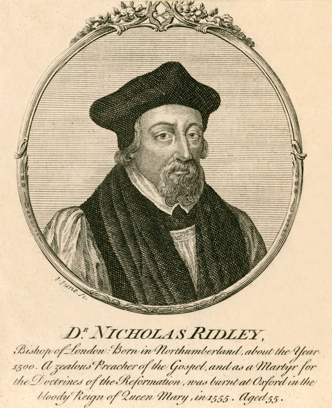 Dr Nicholas Ridley da English School