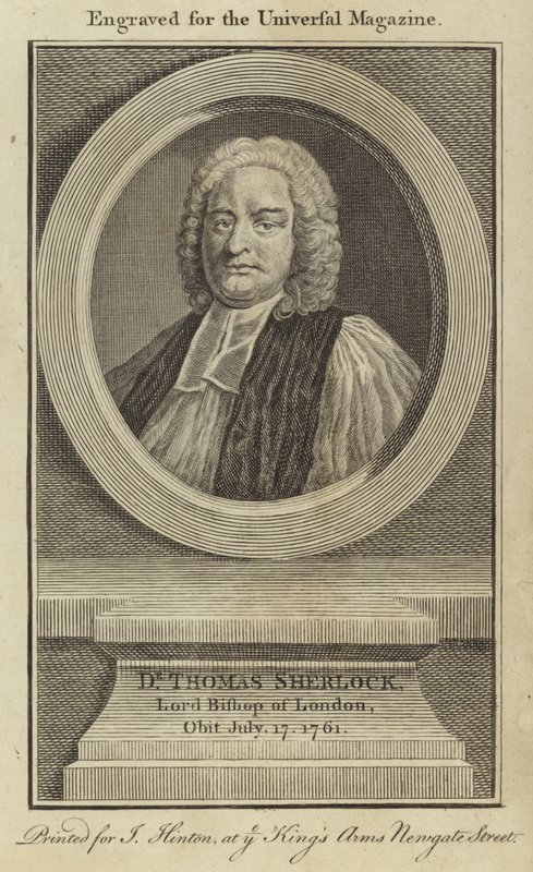Dr Thomas Sherlock, Vescovo di Londra da English School