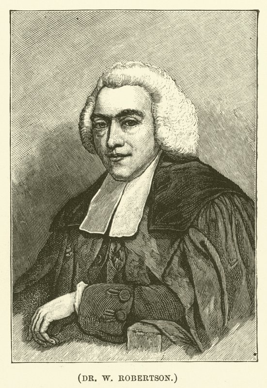 Dr W Robertson (incisione) da English School