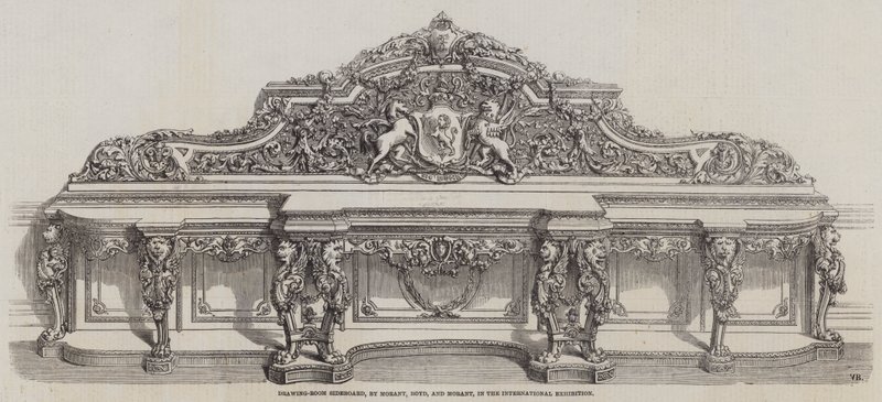 Credenza da Salotto, di Morant, Boyd, e Morant, nell