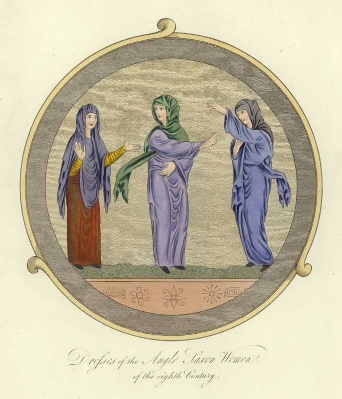 Abiti delle donne anglosassoni dell