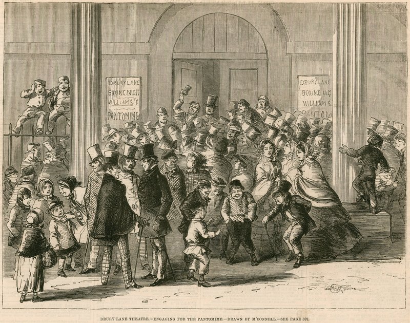 Teatro Drury Lane, Londra - ingaggio per il Pantomima da English School