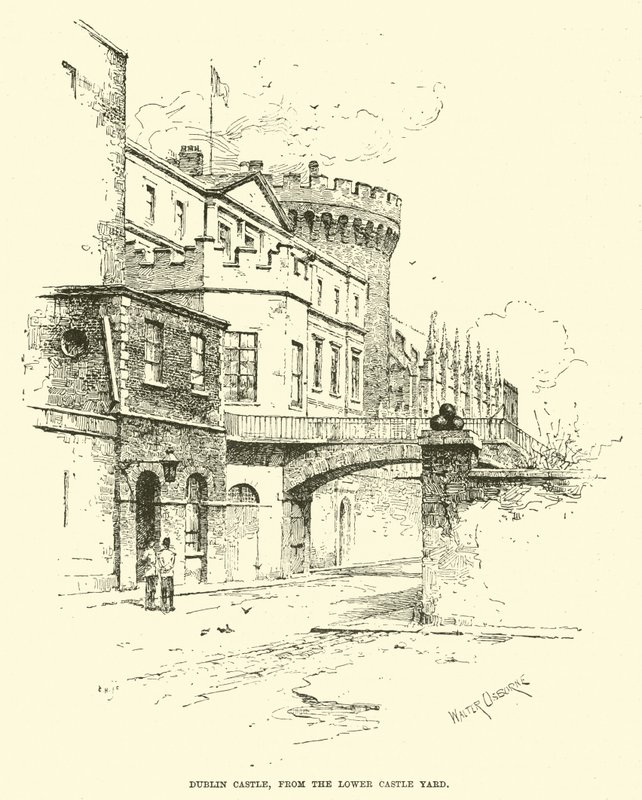 Castello di Dublino, dal Lower Castle Yard da English School