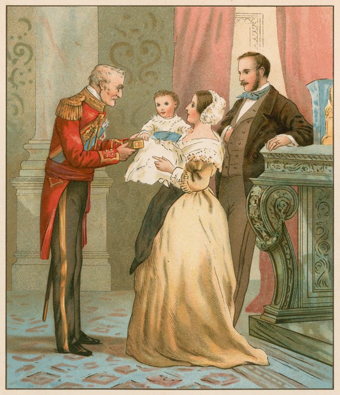 Il Dono del Duca di Wellington al Principe Arturo da English School