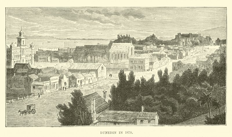 Dunedin nel 1870 da English School