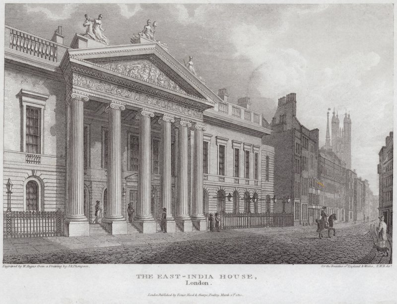 East-India House in Leadenhall Street da English School