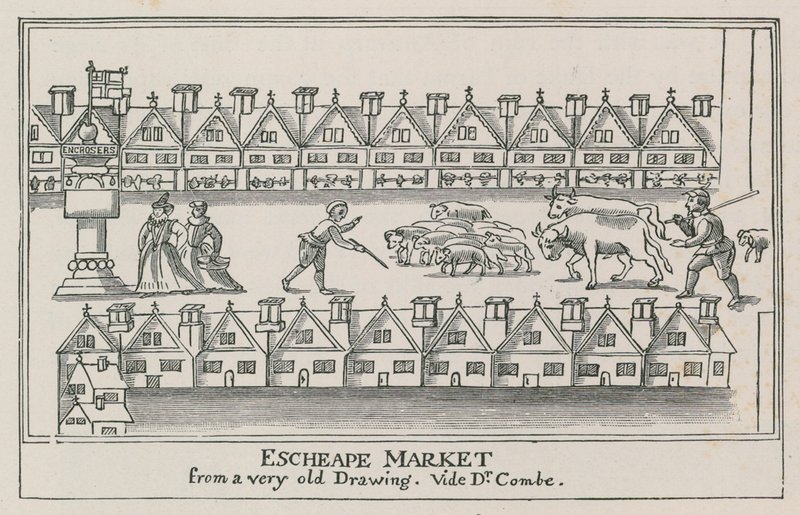 Eastcheap, circa 1598 da English School