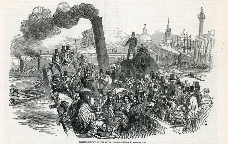 Lunedì di Pasqua sul Tamigi - andando a Greenwich da English School