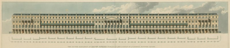 Eaton Square, Pimlico, nella parrocchia di St George, Hanover Square, Londra da English School