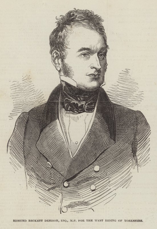 Edmund Beckett Denison, Esquire, MP, per il West Riding dello Yorkshire da English School
