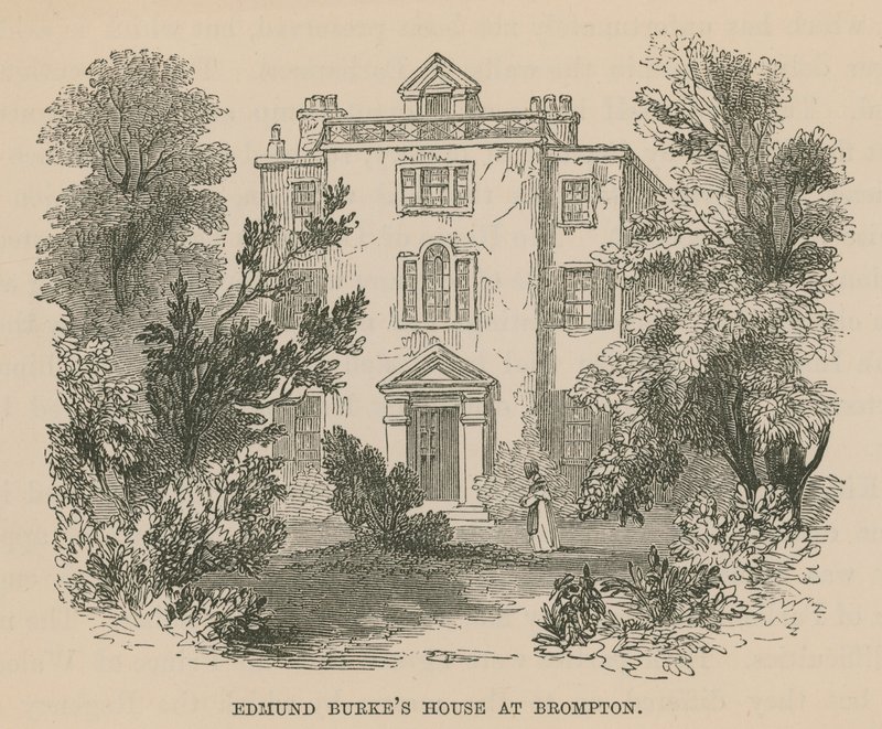 Casa di Edmund Burke a Brompton, Londra da English School