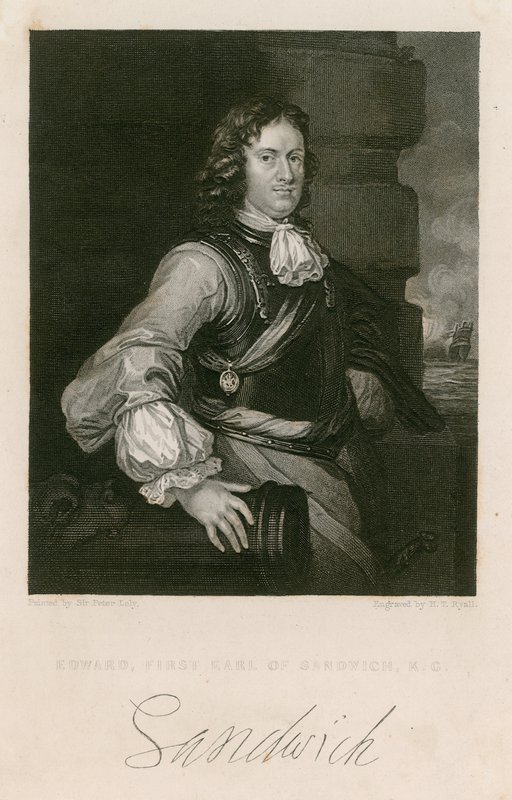 Edward Montagu, Conte di Sandwich da English School