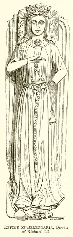 Effigie di Berengaria, Regina di Riccardo I da English School