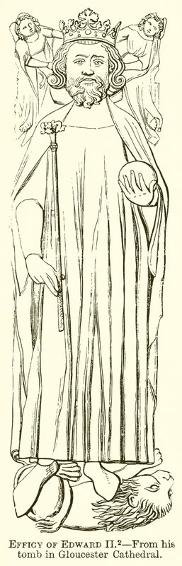 Effigie di Edoardo II da English School