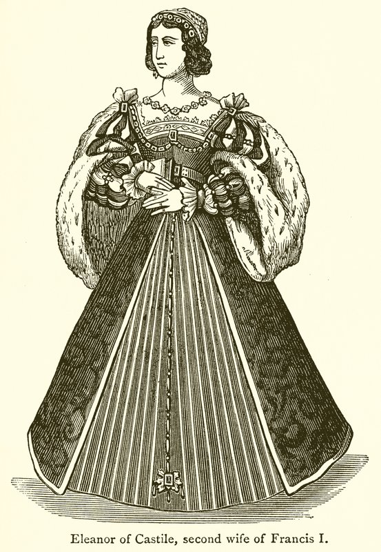 Eleonora di Castiglia, seconda moglie di Francesco I da English School
