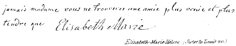 Elisabetta-Marie-Helene, (Sorella di Luigi XVI) da English School
