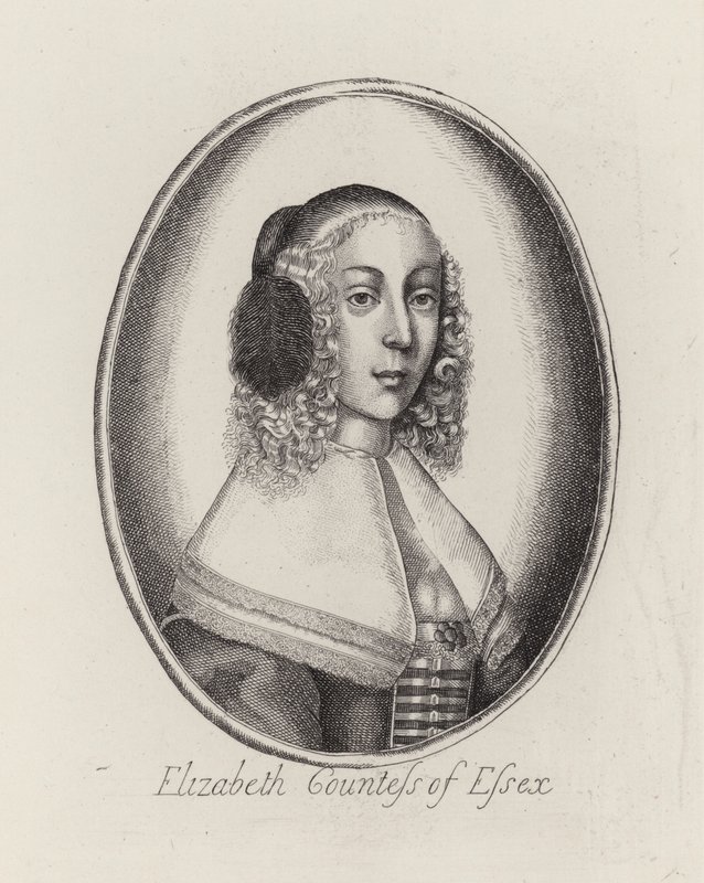 Elizabeth, Contessa di Essex (incisione) da English School