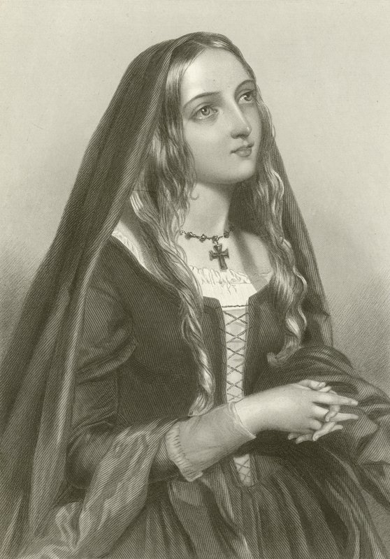 Elisabetta Woodville, regina di re Edoardo IV da English School