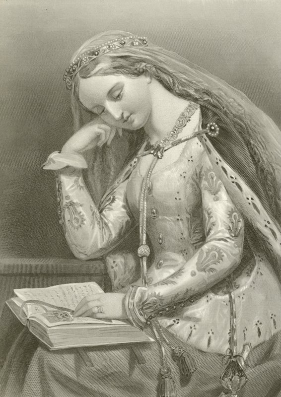 Elisabetta di York, regina di re Enrico VII da English School